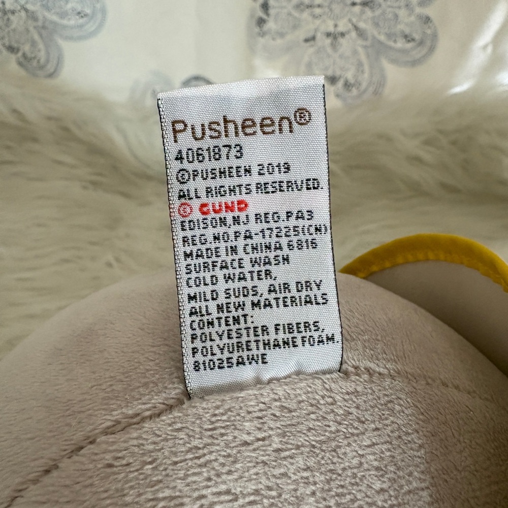 Pusheen Plush with Yellow Accents - Picture 5 of 8